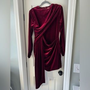 Burgundy Jessa Kae Noor Dress